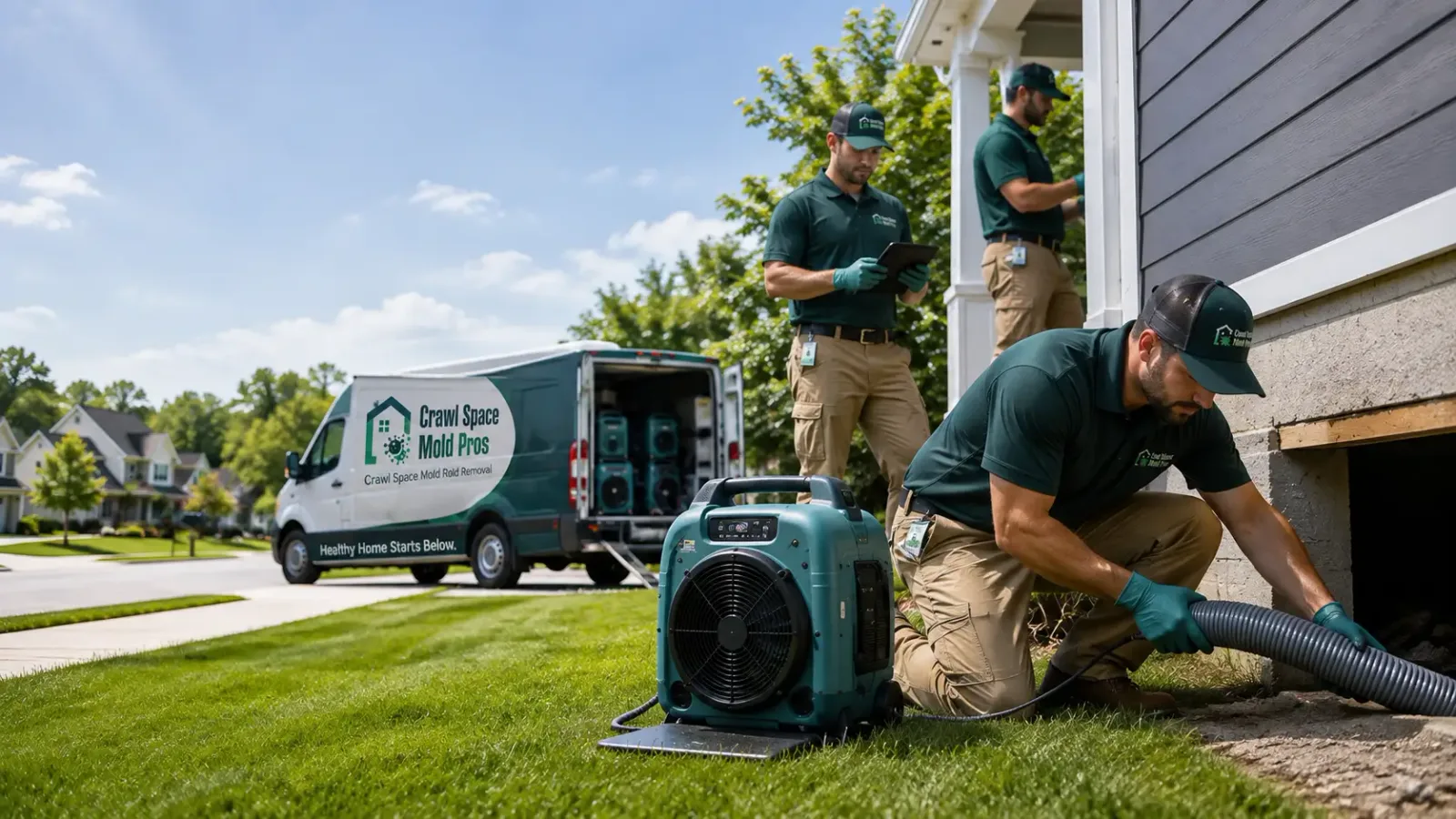 Crawl Space Mold Removal in Hope, NJ